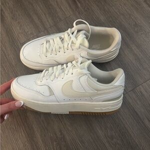 Nike Light Gray Mesh Sneakers